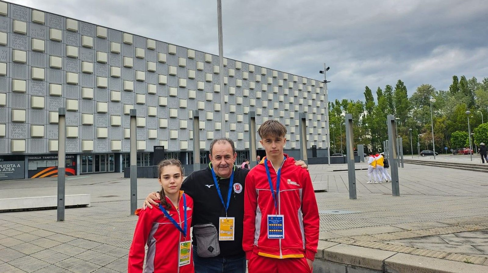 Elena Bahamonde y Juan Meana, judokas zamoranos en el Campeonato de España de categoría cadete.