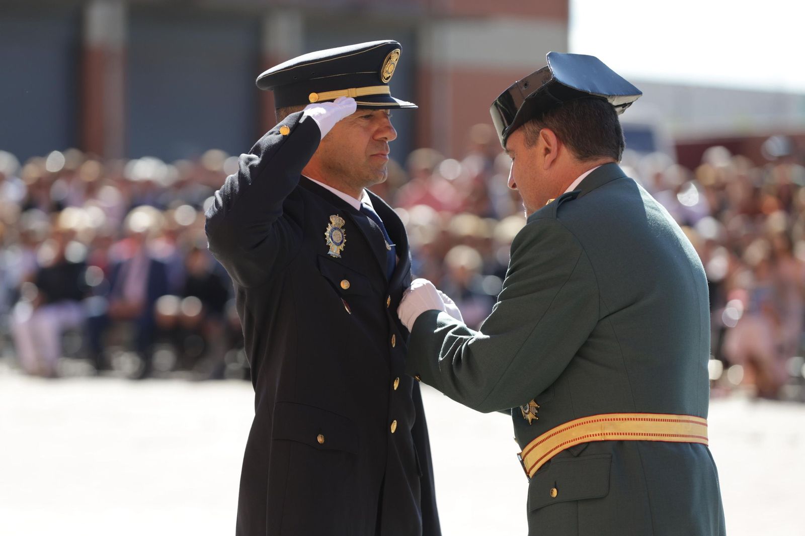 Salamanca rinde honores a la Guardia Civil en la Celebración de su Patrona