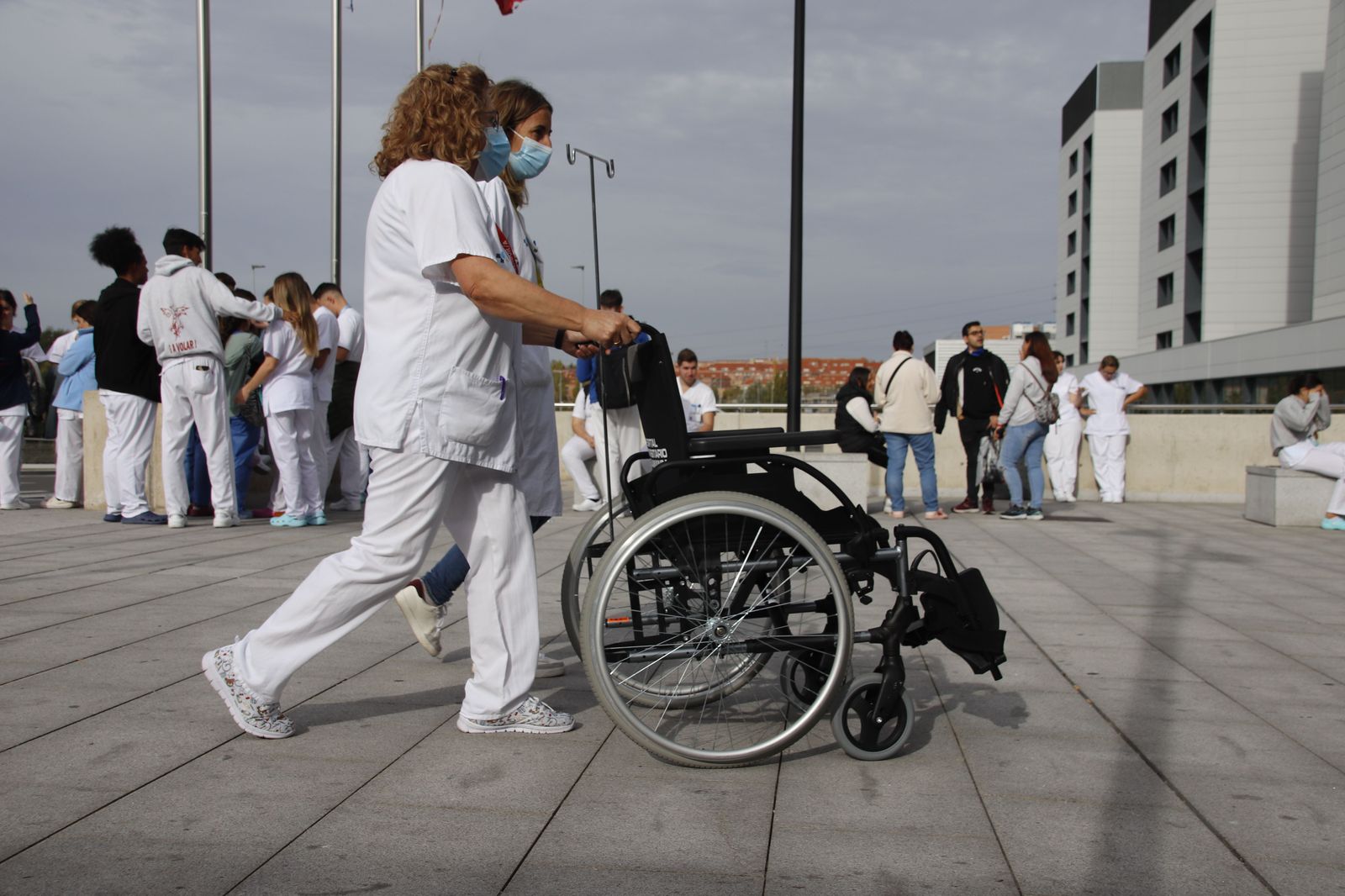 Foto archivo del personal del Hospital Universitario de Salamanca