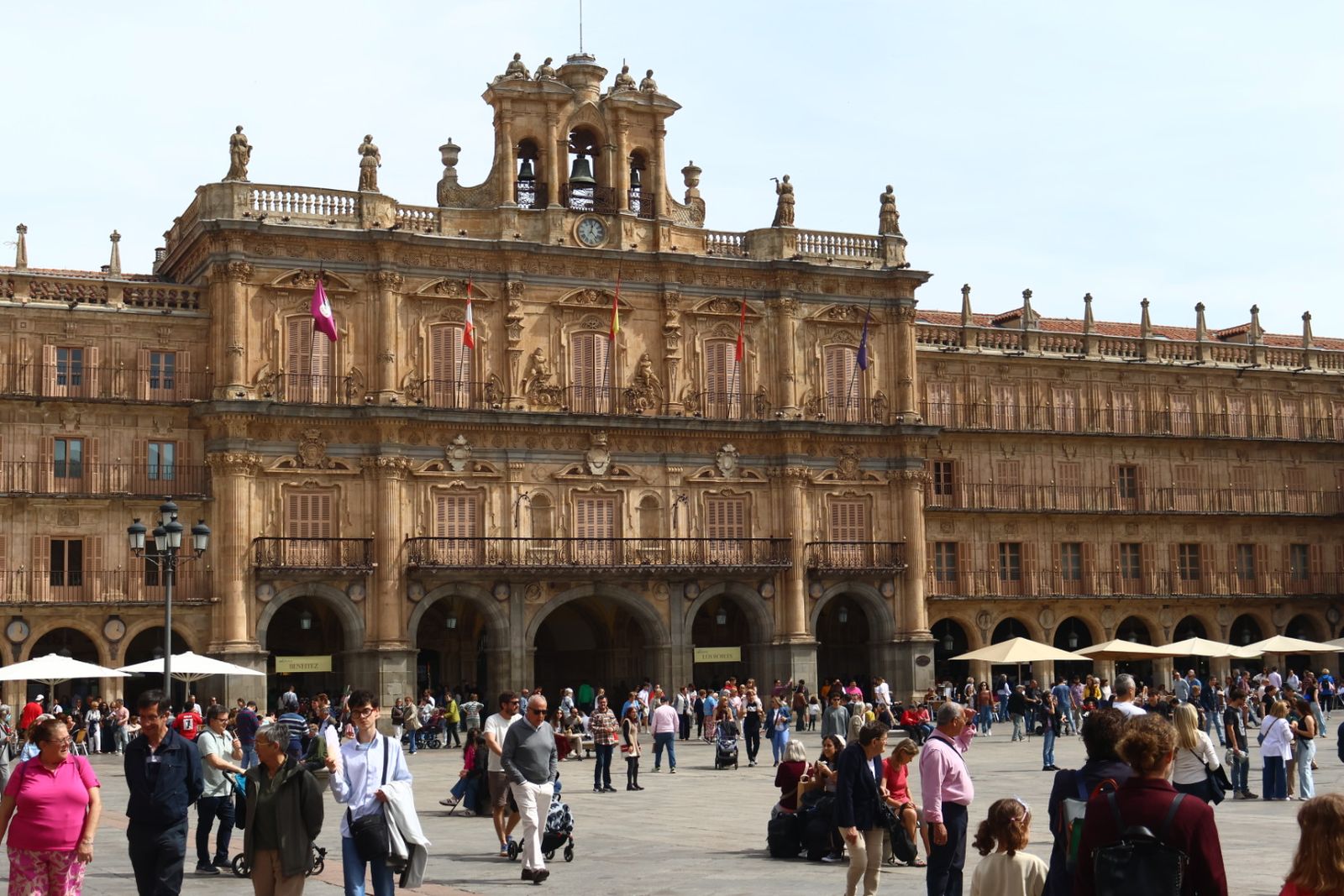 Día del Libro en la Plaza Mayor de Salamanca