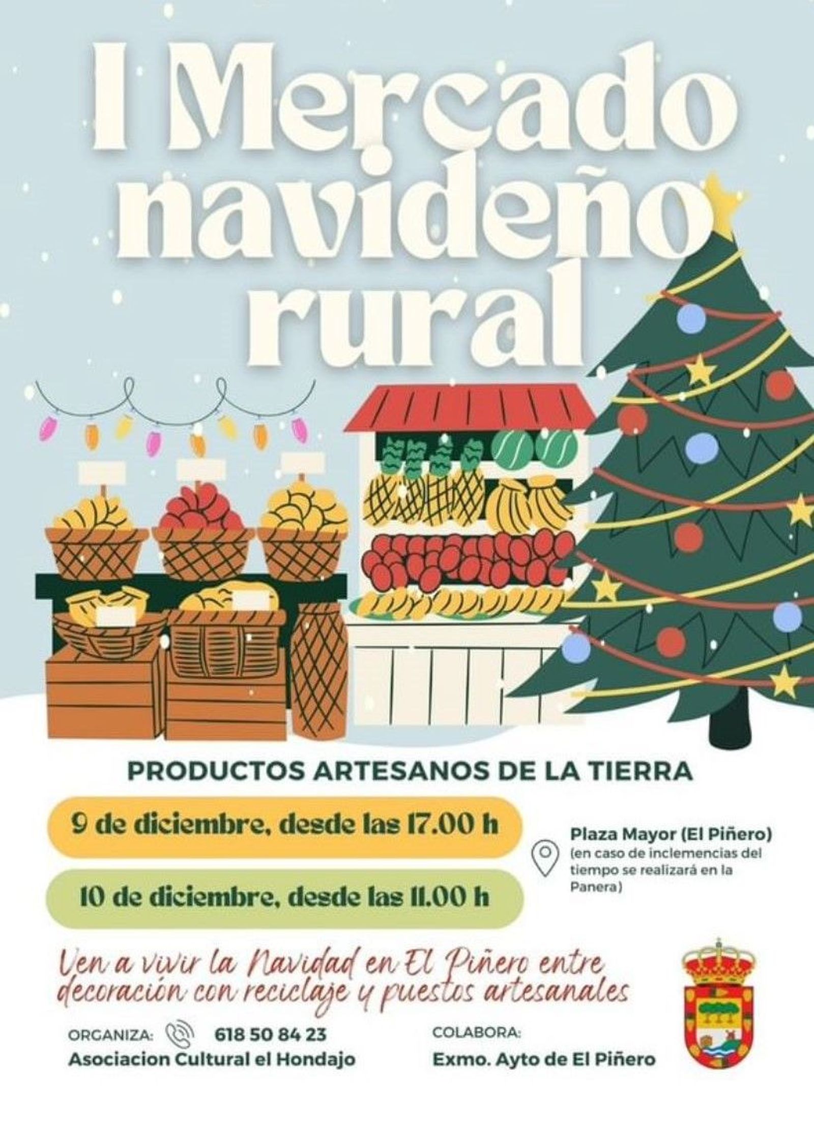 Mercado navideño en El Piñero