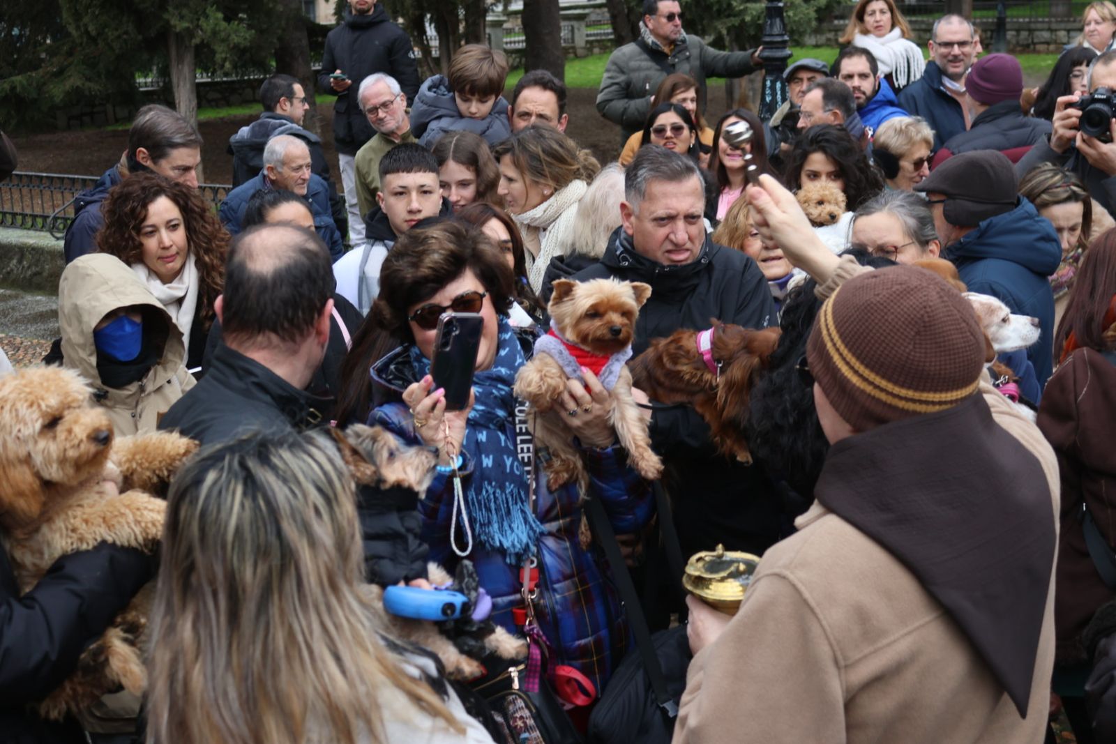 Bendición de los animales por San Antón en el Campo de San Francisco