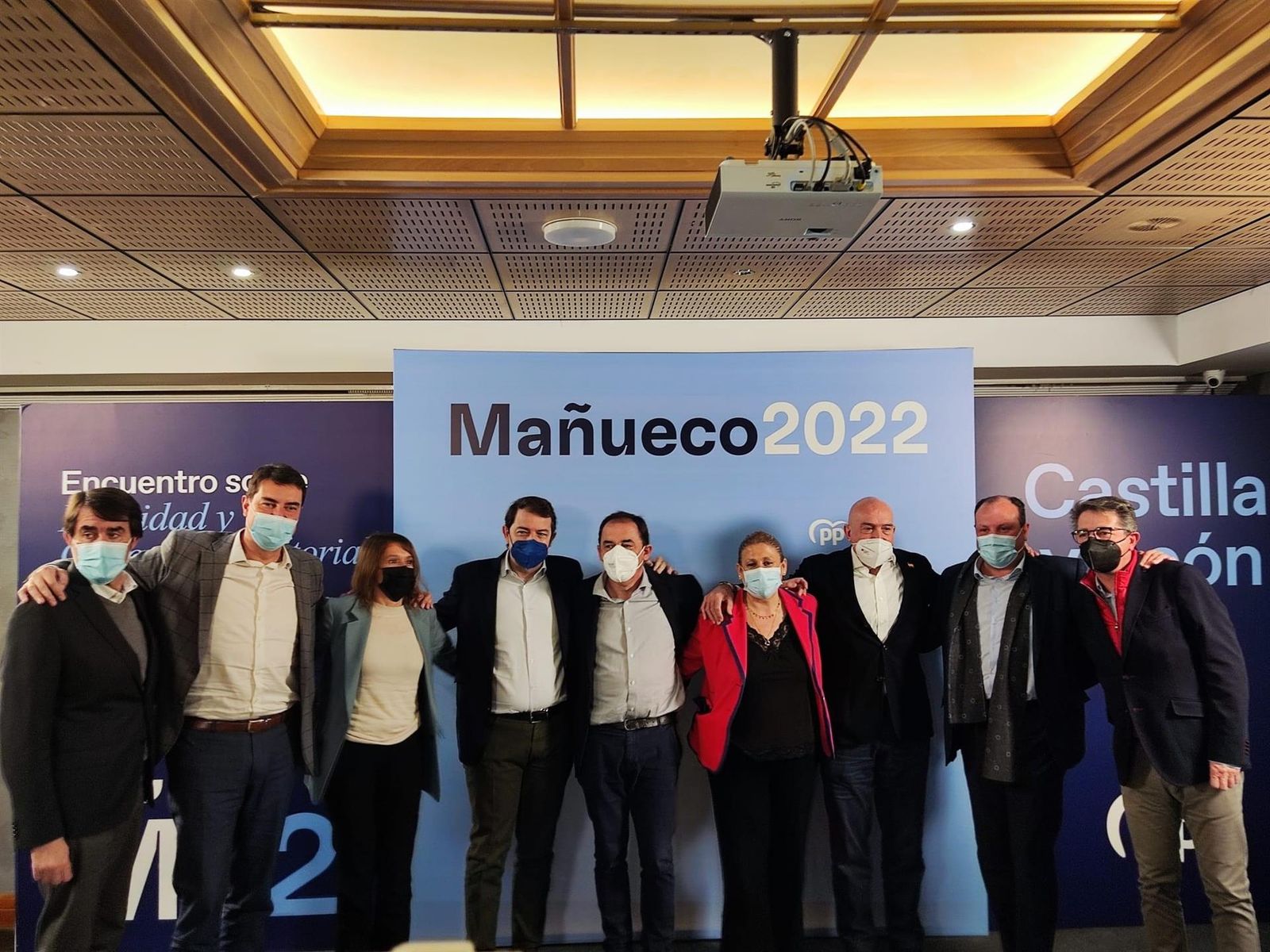 Mañueco en su intervención en Soria en el primer 'Encuentro popular' - EUROPA PRESS