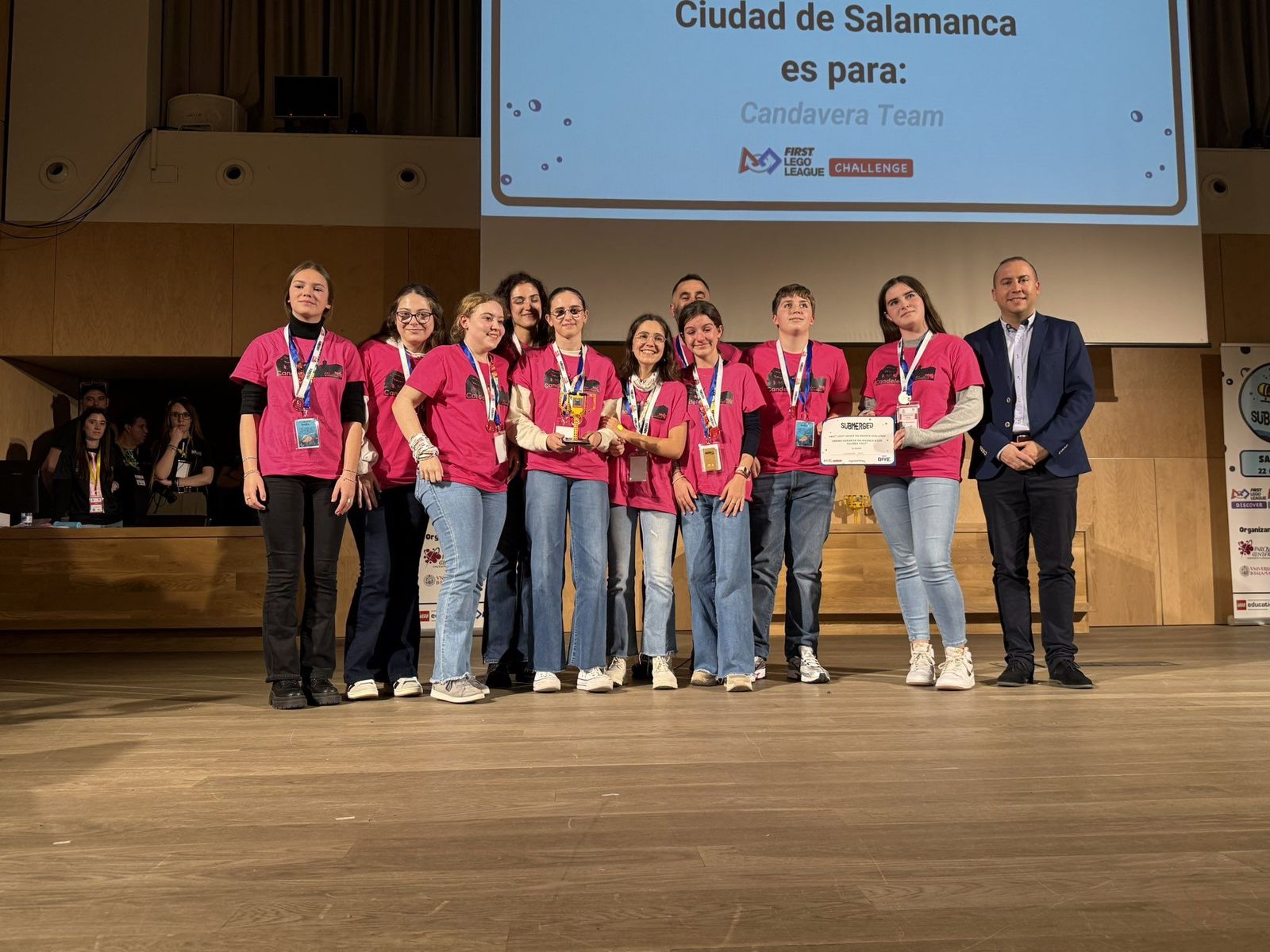 Salamanca vibra con la robótica: centenares de escolares participan en el IX First Lego League