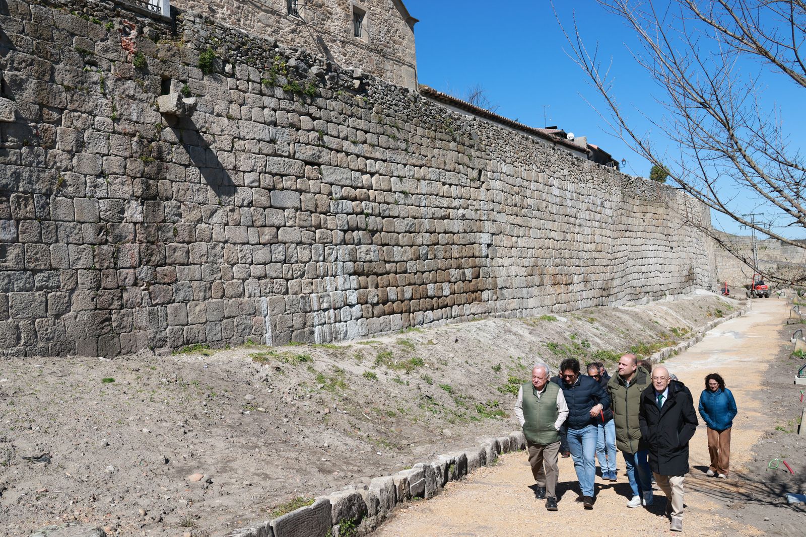 Actuaciones de consolidación de la muralla de Ledesma