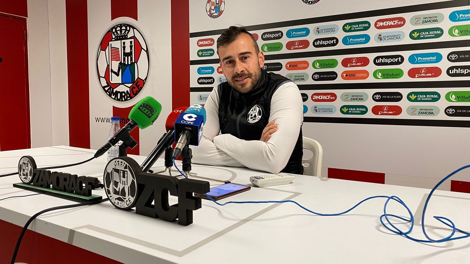 Yago Iglesias en rueda de prensa