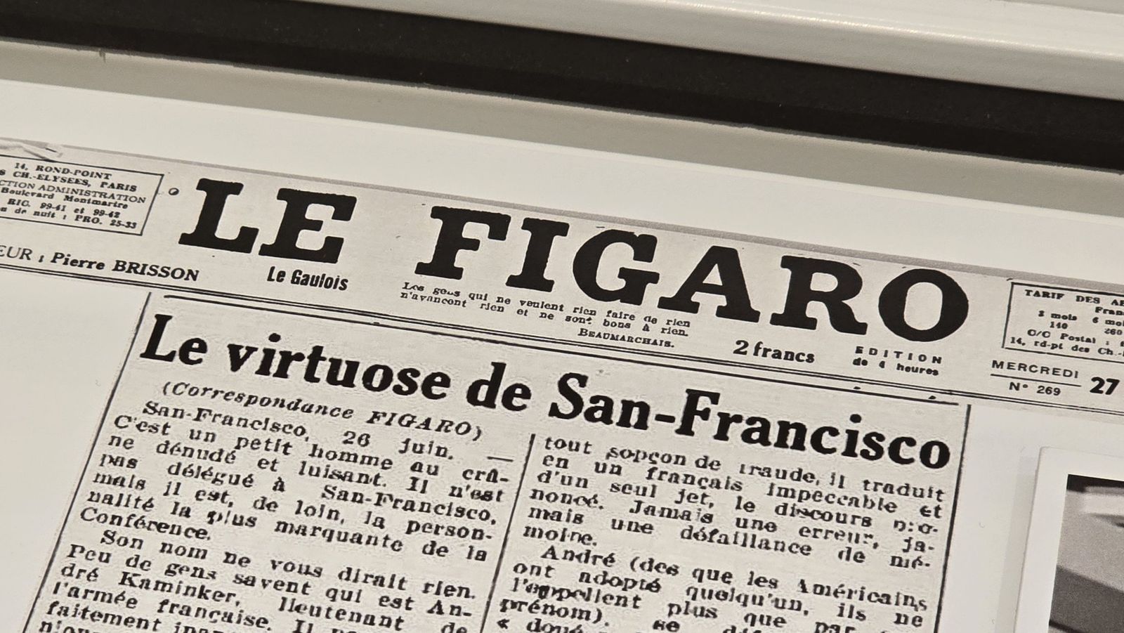 Inauguración de la exposición ‘Intérpretes de lenguas en torno a 1945. Ecos de la historia’