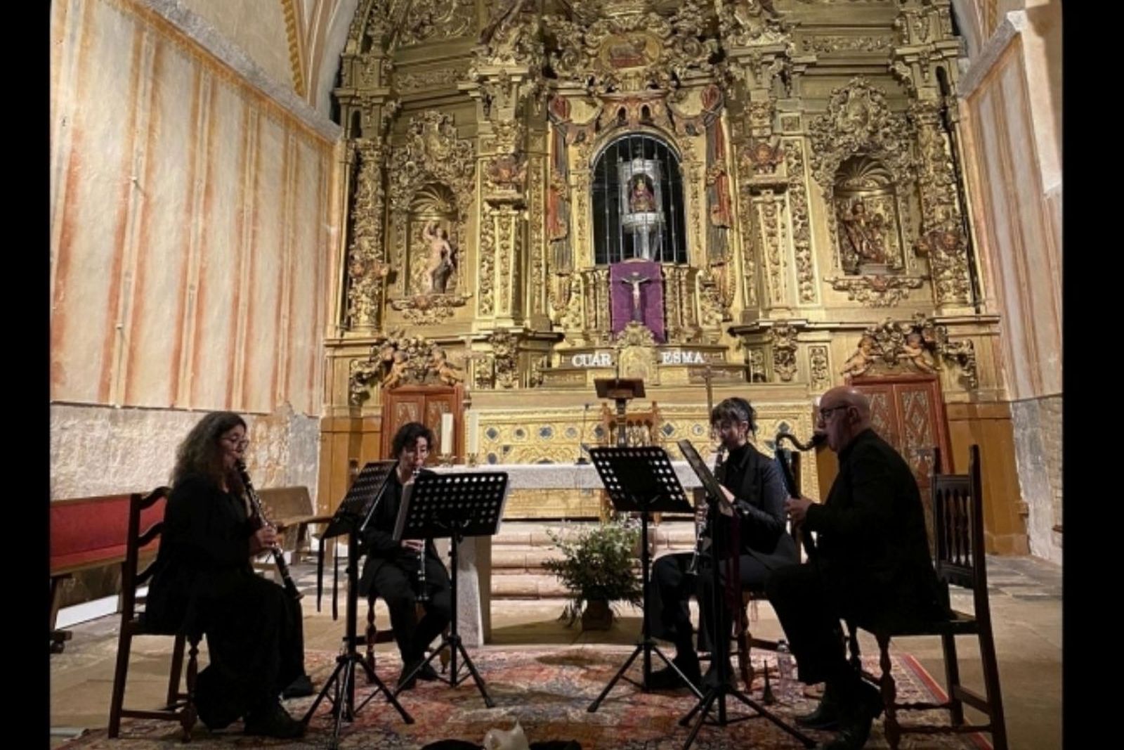 El Cuarteto Arghul lleva a las iglesias de la provincia la música de la Semana Santa