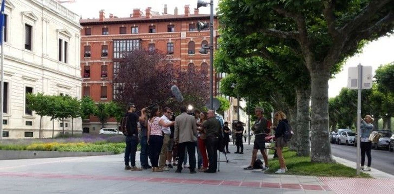 Mucha expectación mediática y poca ciudadana del 'caso Carrasco' en Burgos