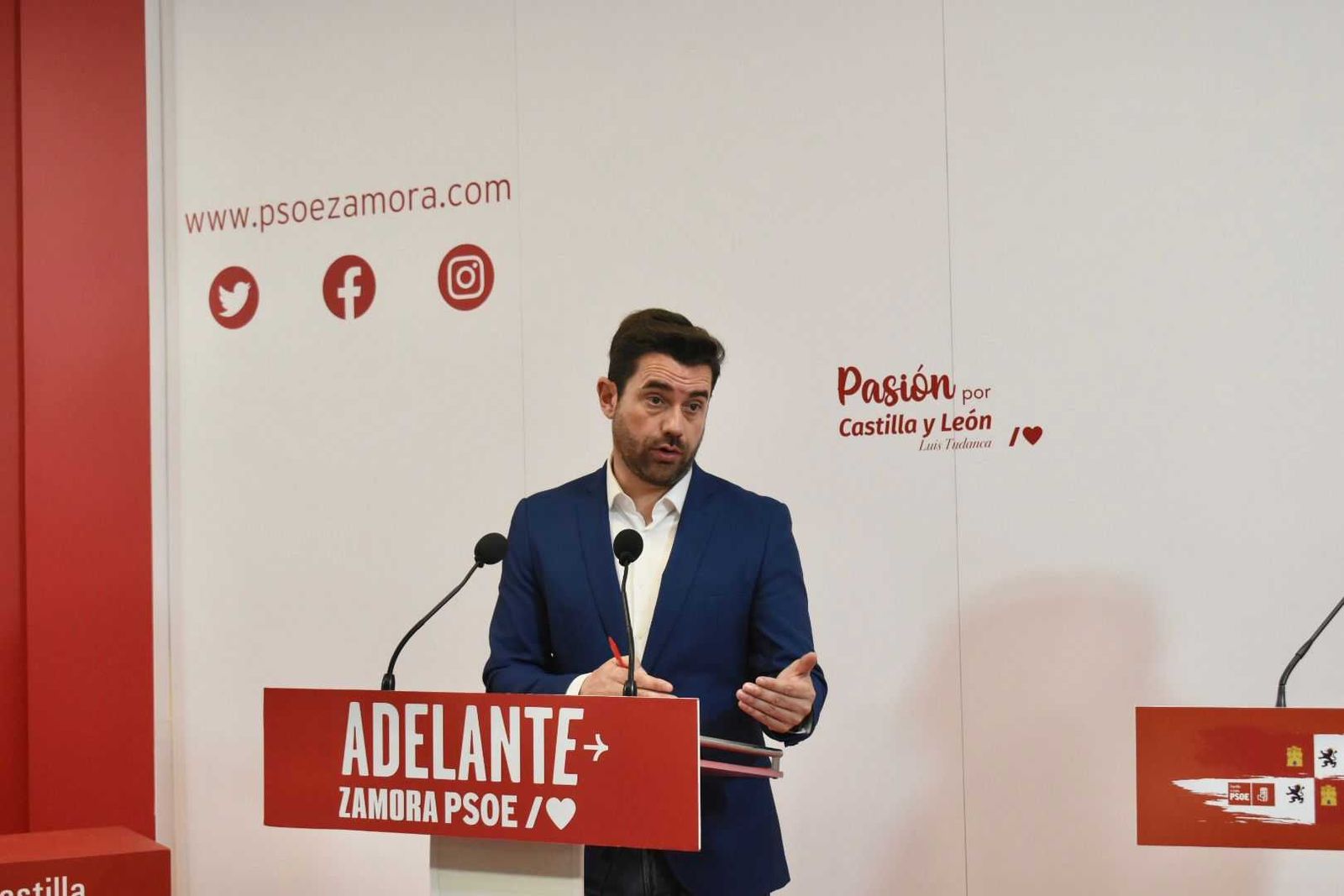 Antidio Fagúndez, secretario general del PSOE de Zamora. Archivo.