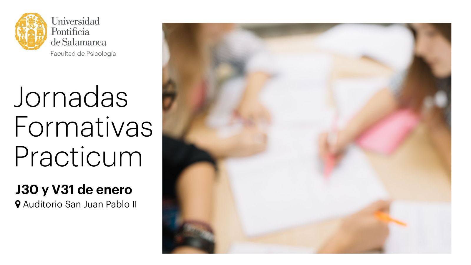 UPSA acerca el mundo laboral a los futuros psicólogos con las Jornadas "Practicum"