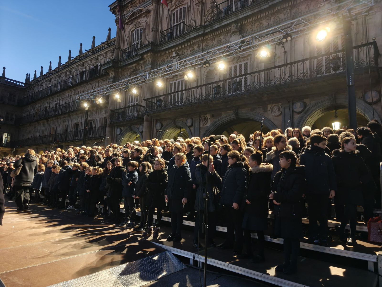 Encendido luces de Navidad en la Plaza Mayor