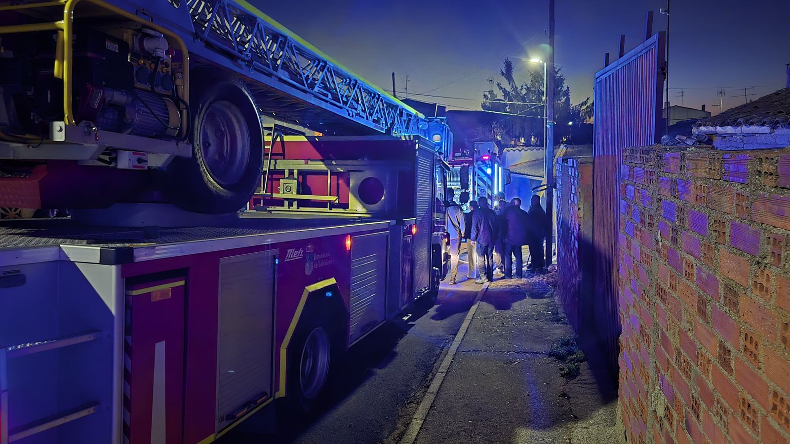 Incendio vivienda en Florida de Liébana. Fotos: Andrea M. 