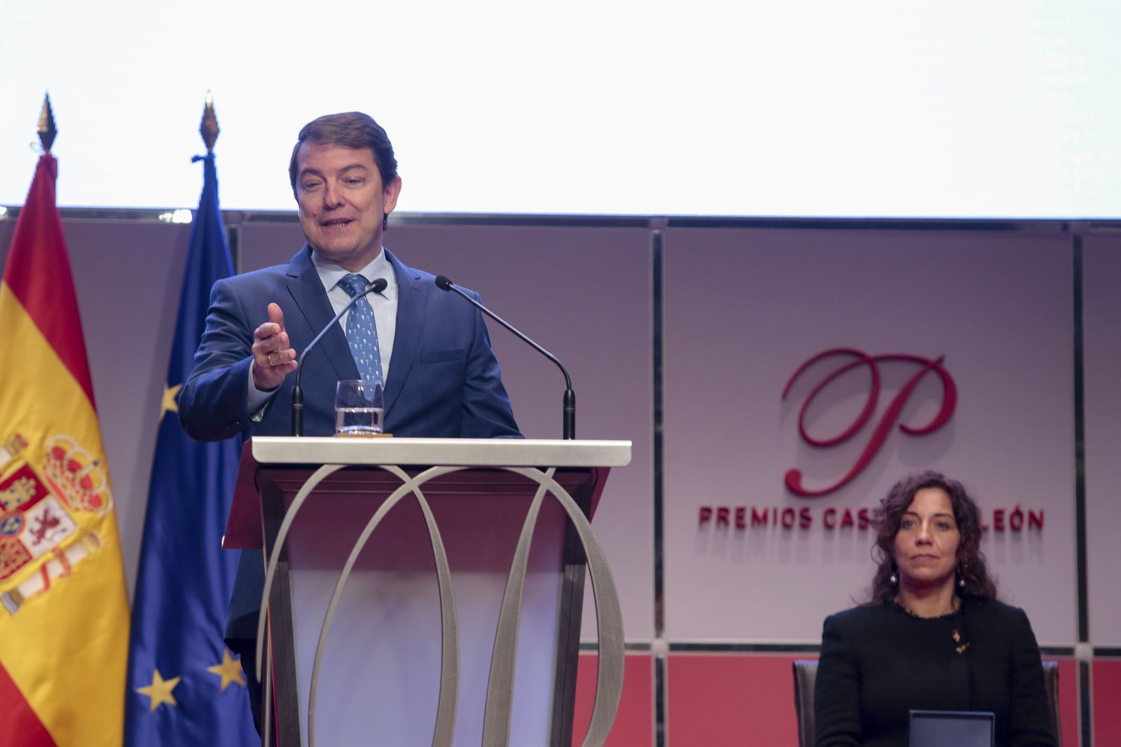 Alfonso Fernández Mañueco durante su intervención en los Premios Castilla y León | Agencia ICAL Alfonso Fernández Mañueco durante su intervención en los Premios Castilla y León | Agencia ICAL