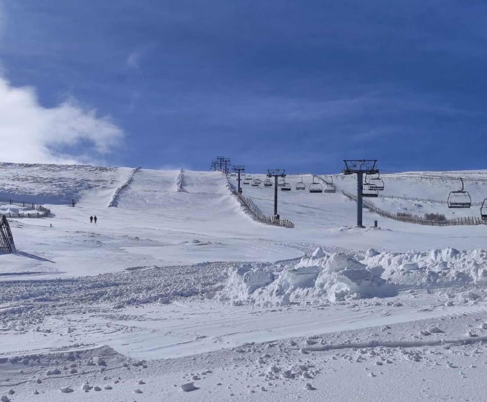 Estación de esquí La Covatilla el 9 de marzo de 2025