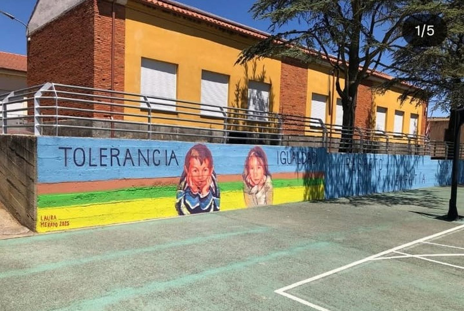 Mural Colegio Manganeses de la Polvorosa
