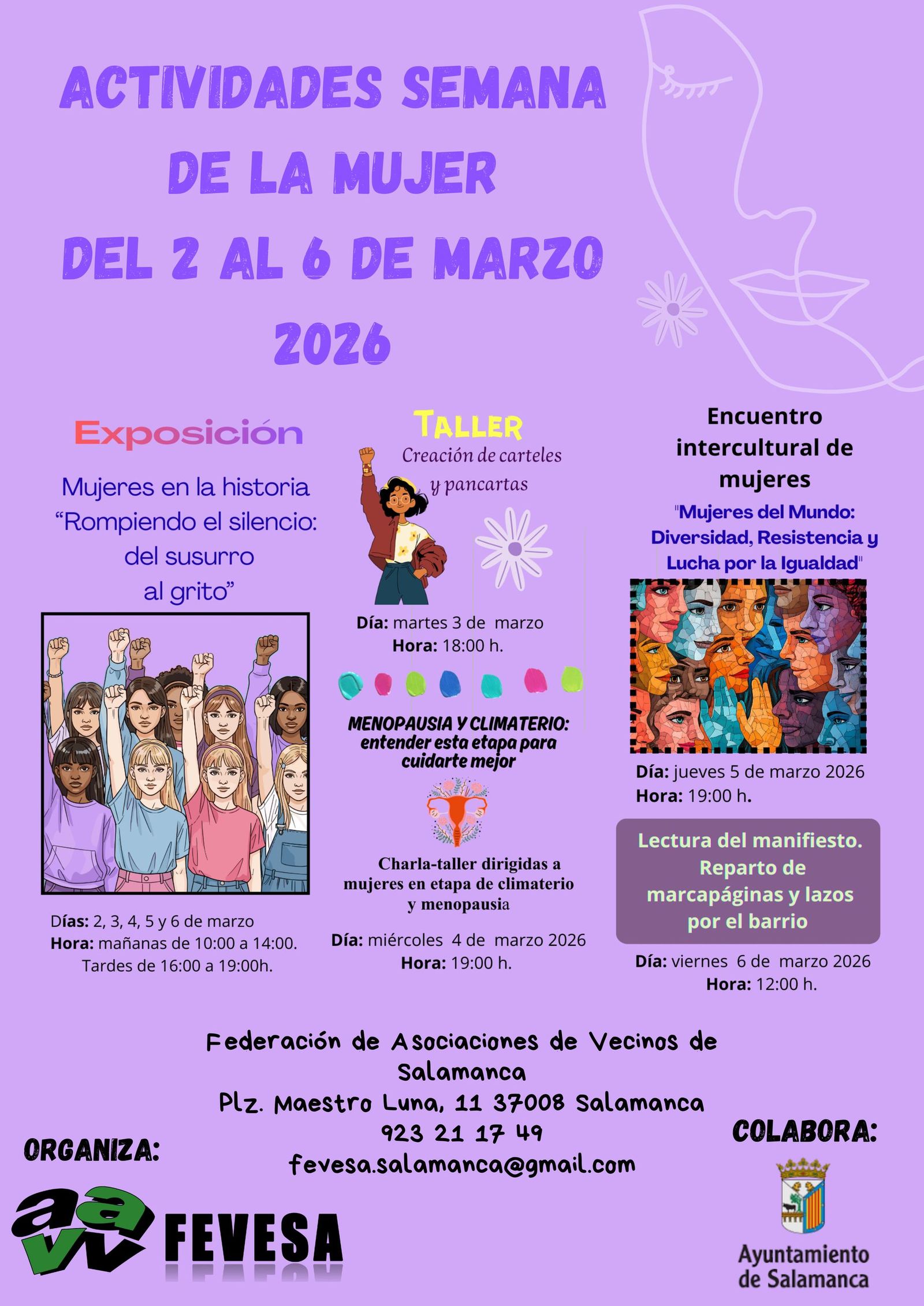 Actividades semana de la mujer de FEVESA