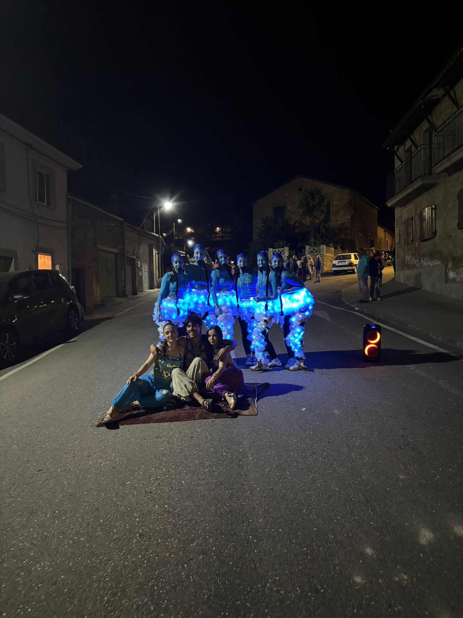 Desfile de peñas en Masueco 2025