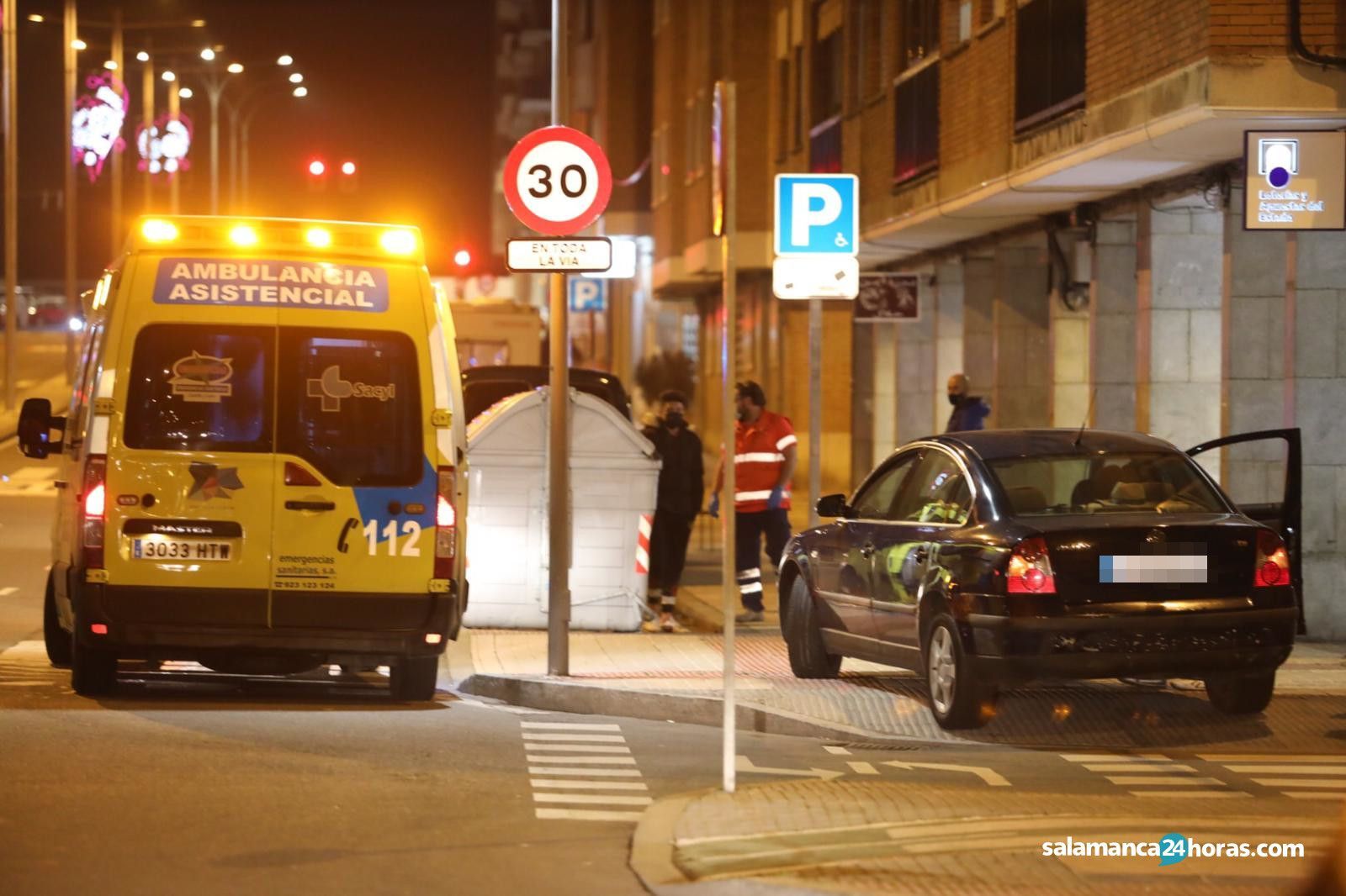Accidente avenida de París