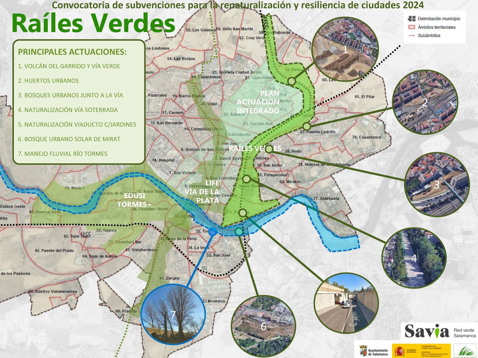 Raíles verdes