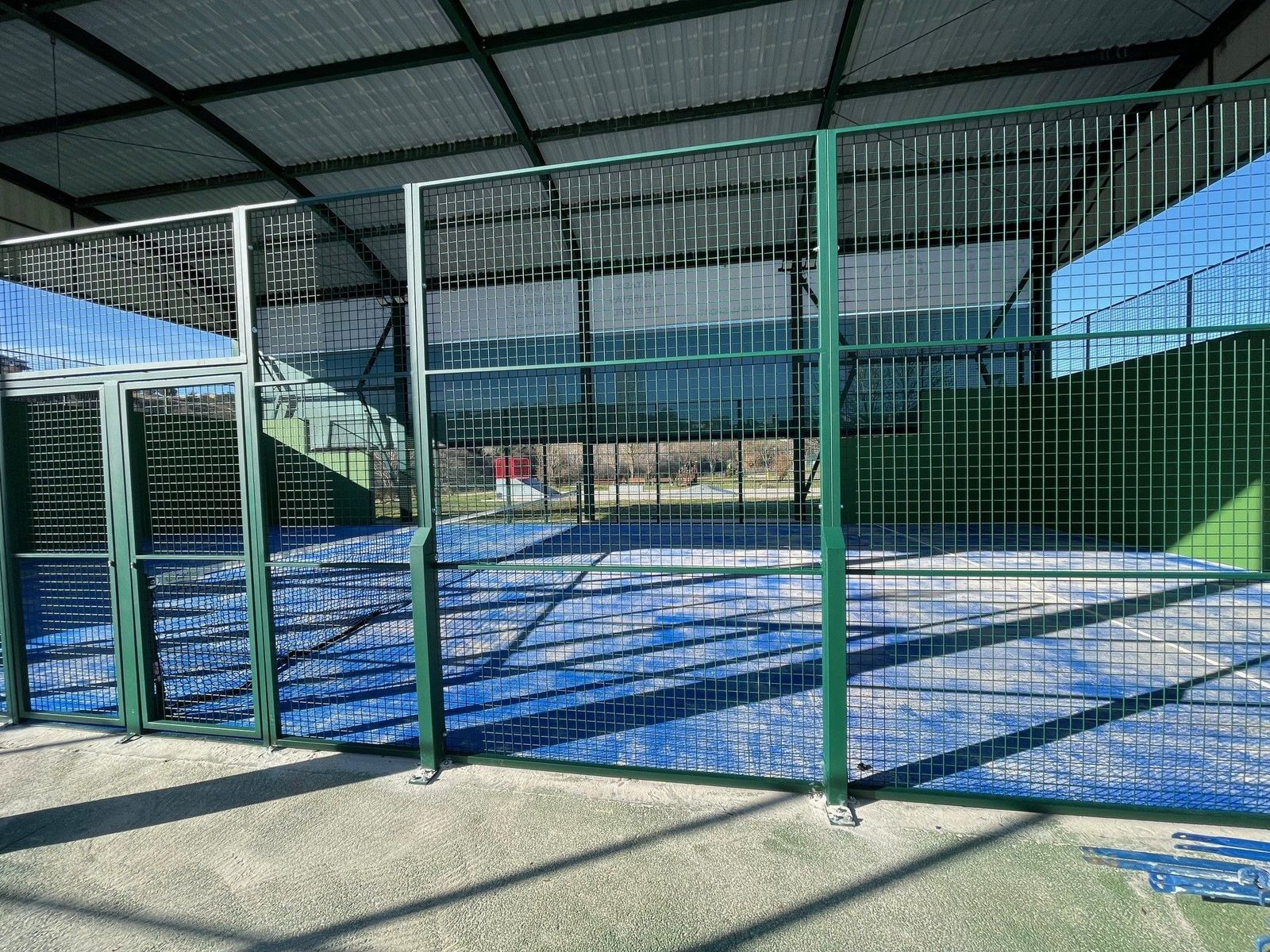 Pistas de pádel cubiertas en un municipio de Zamora.Archivo