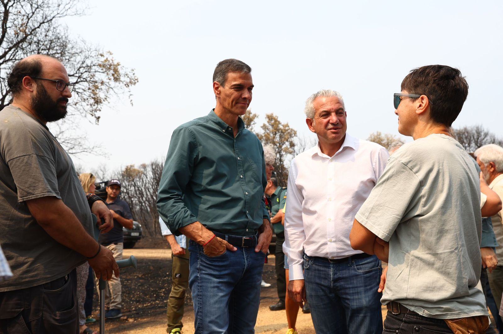 GALERÍA | Así ha sido la visita de Pedro Sánchez a Molezuelas de la Carballeda