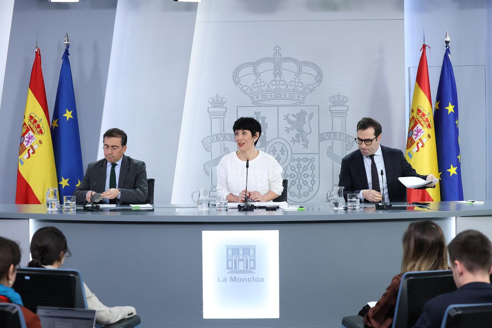 Rueda de prensa tras el primer Consejo de Ministros del año - Marta Fernández - Europa Press