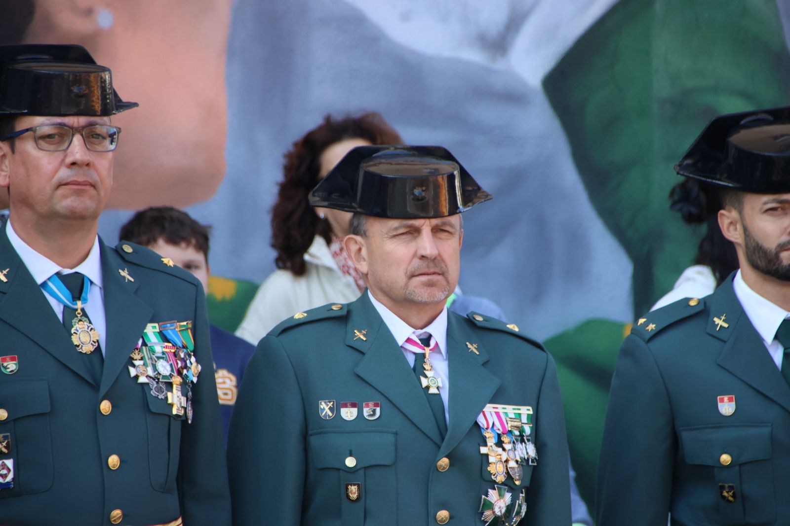 Inauguración glorieta a la Guardia Civil en Villares de la Reina