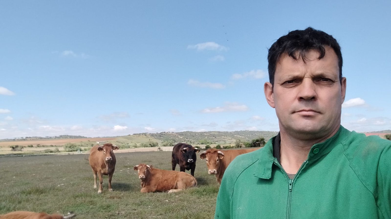 Fernando Corrionero, agricultor y ganadero de Sieteiglesias de Tormes