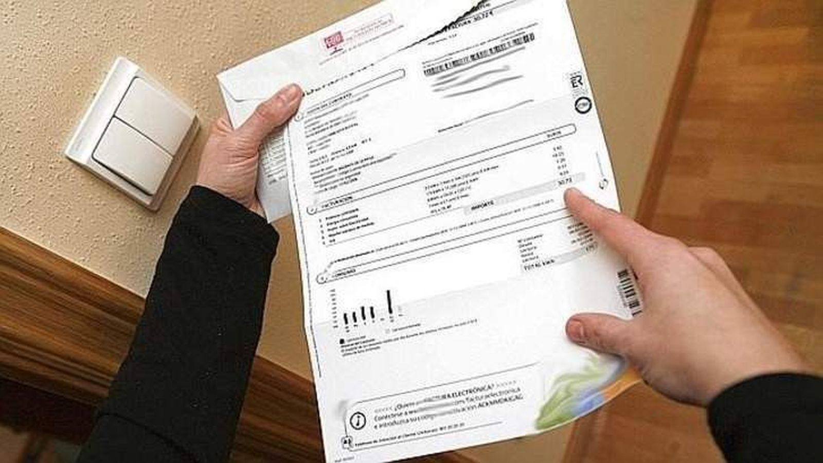 El recibo de la luz rompe la tendencia alcista