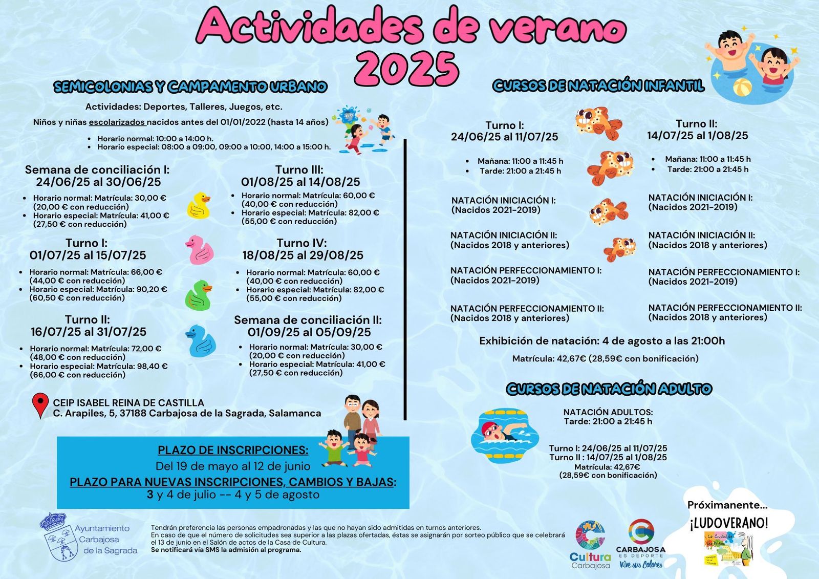 Actividades de verano 2025