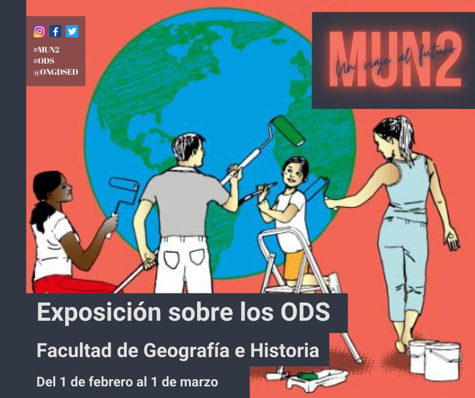 Cartel promocional Exposición "Mun2"