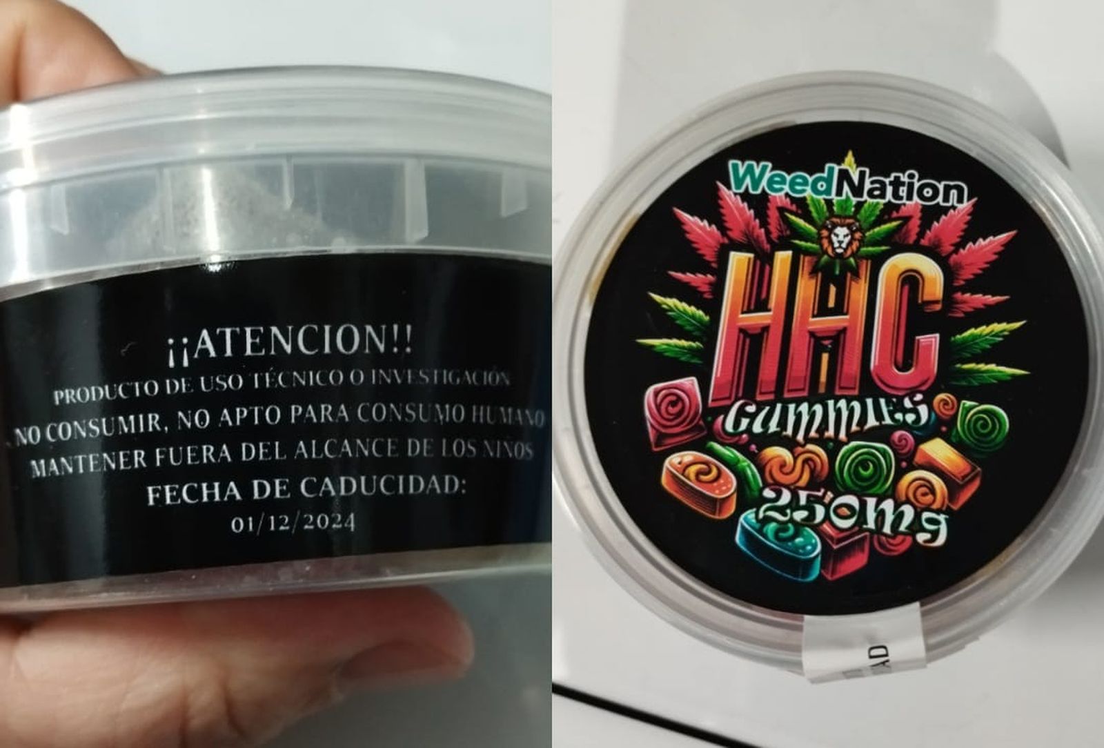Alertan de la presencia de hexahidrocannabinol en estas galletas y gominolas Alertan de la presencia de hexahidrocannabinol en estas galletas y gominolas