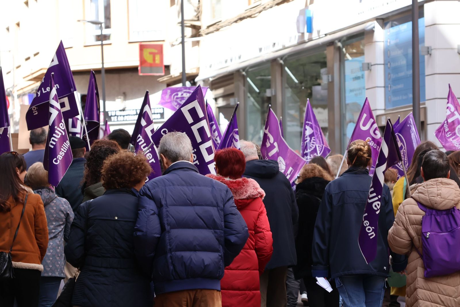 GALERÍA | La manifestación del 8M por las calles de Zamora, en imágenes