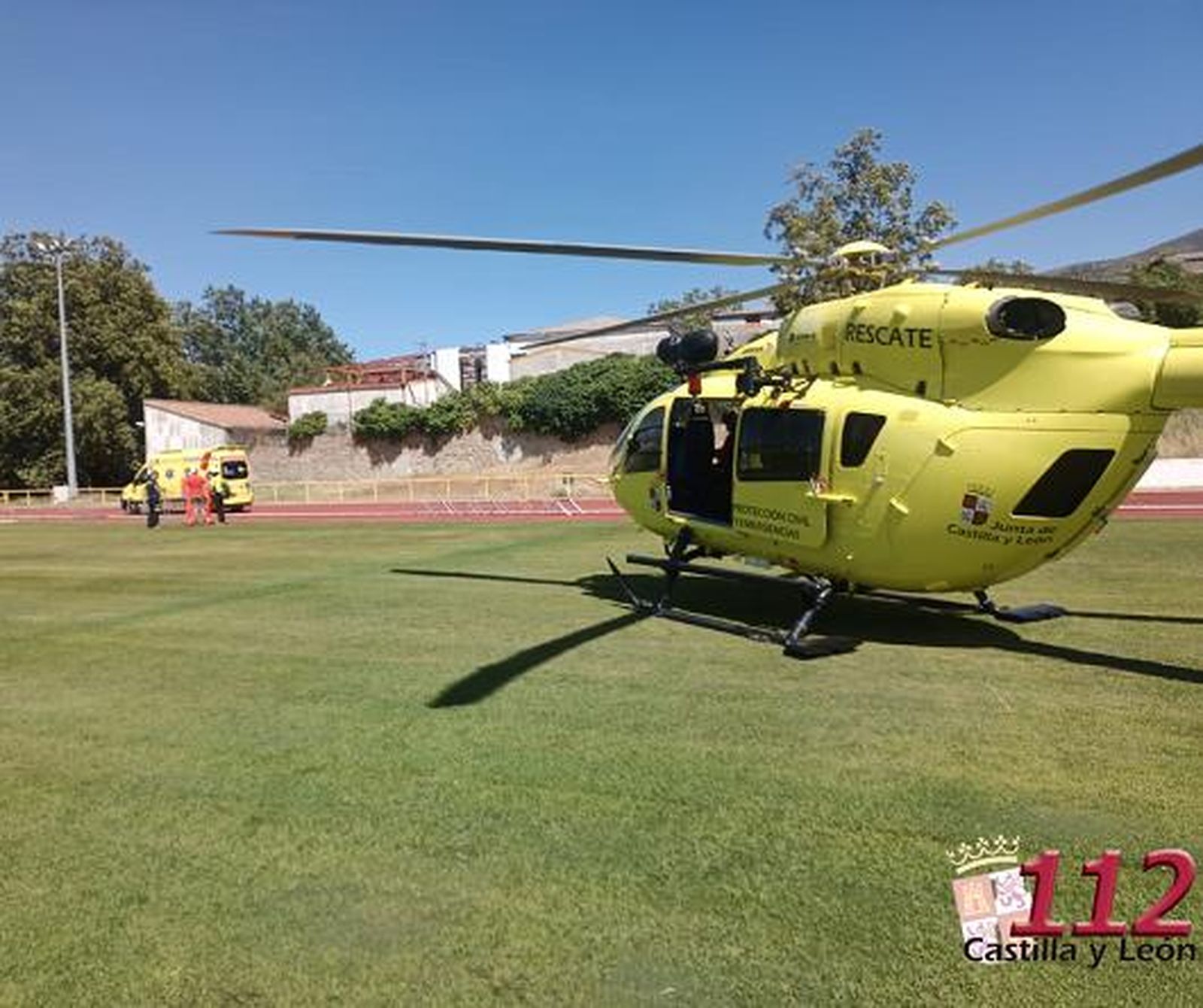 Foto del Servicio de Emergencias 112 de la Junta de Castilla y León
