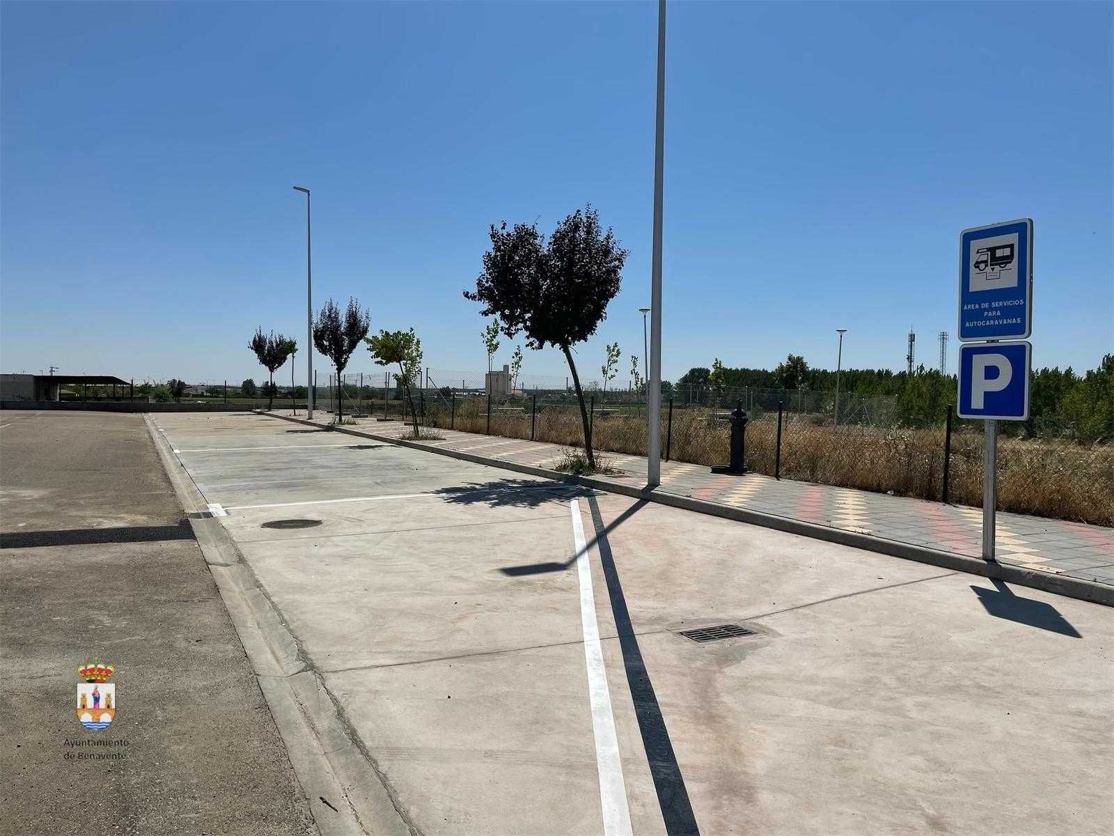 Imagen de la nueva zona de autocaravanas