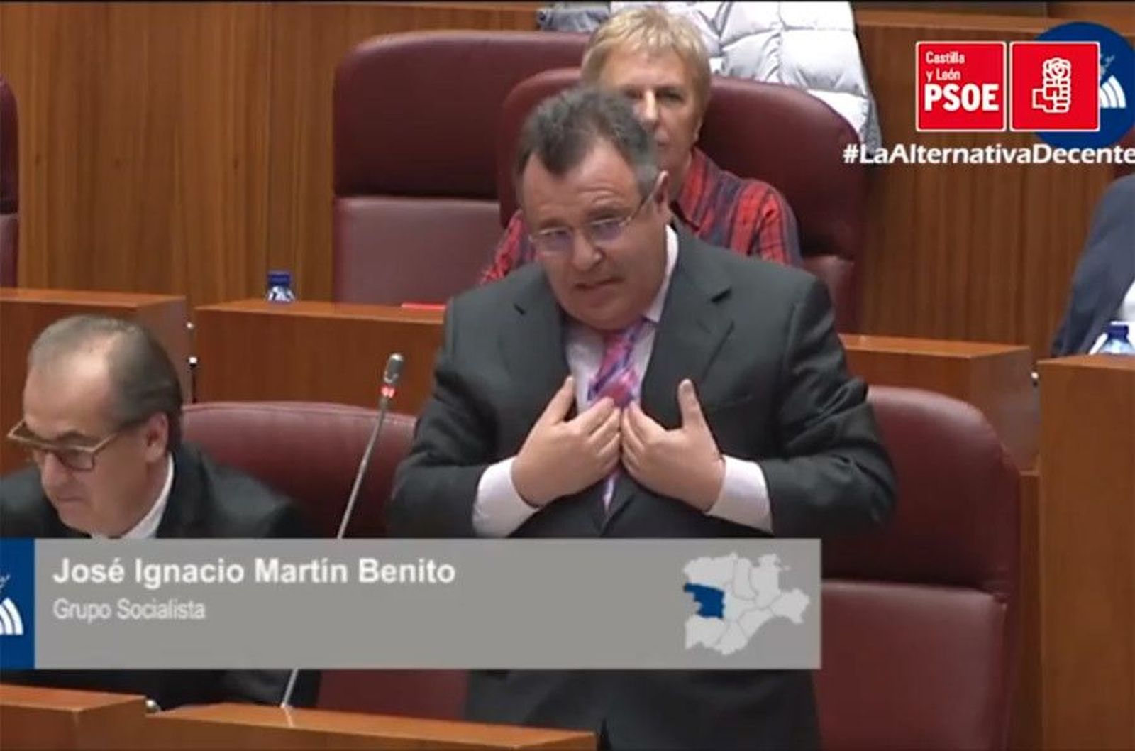 José Ignacio Martín Benito pleno Cortes CyL