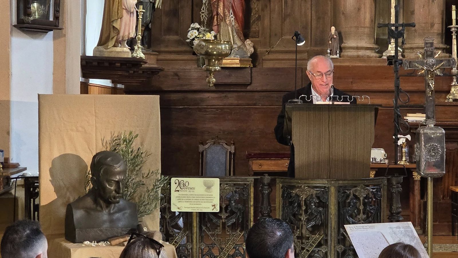 Coreses homenajea al imaginero Ramón Álvarez en sus 200 años