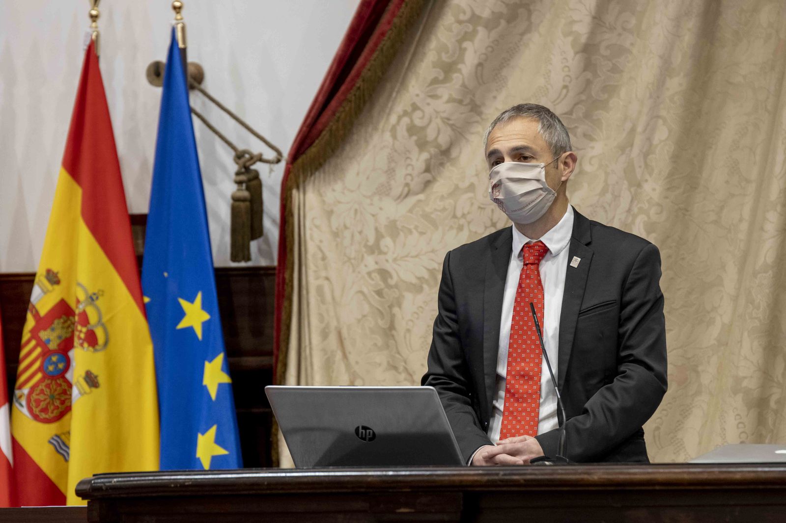 El rector de la Universidad de Salamanca, Ricardo Rivero