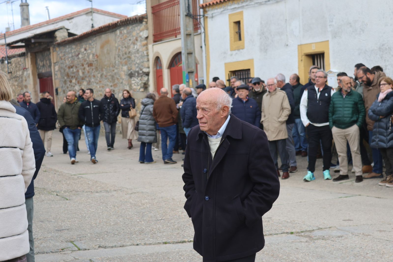 Funeral del empresario Silvestre Sánchez Sierra en Aldearrodrigo