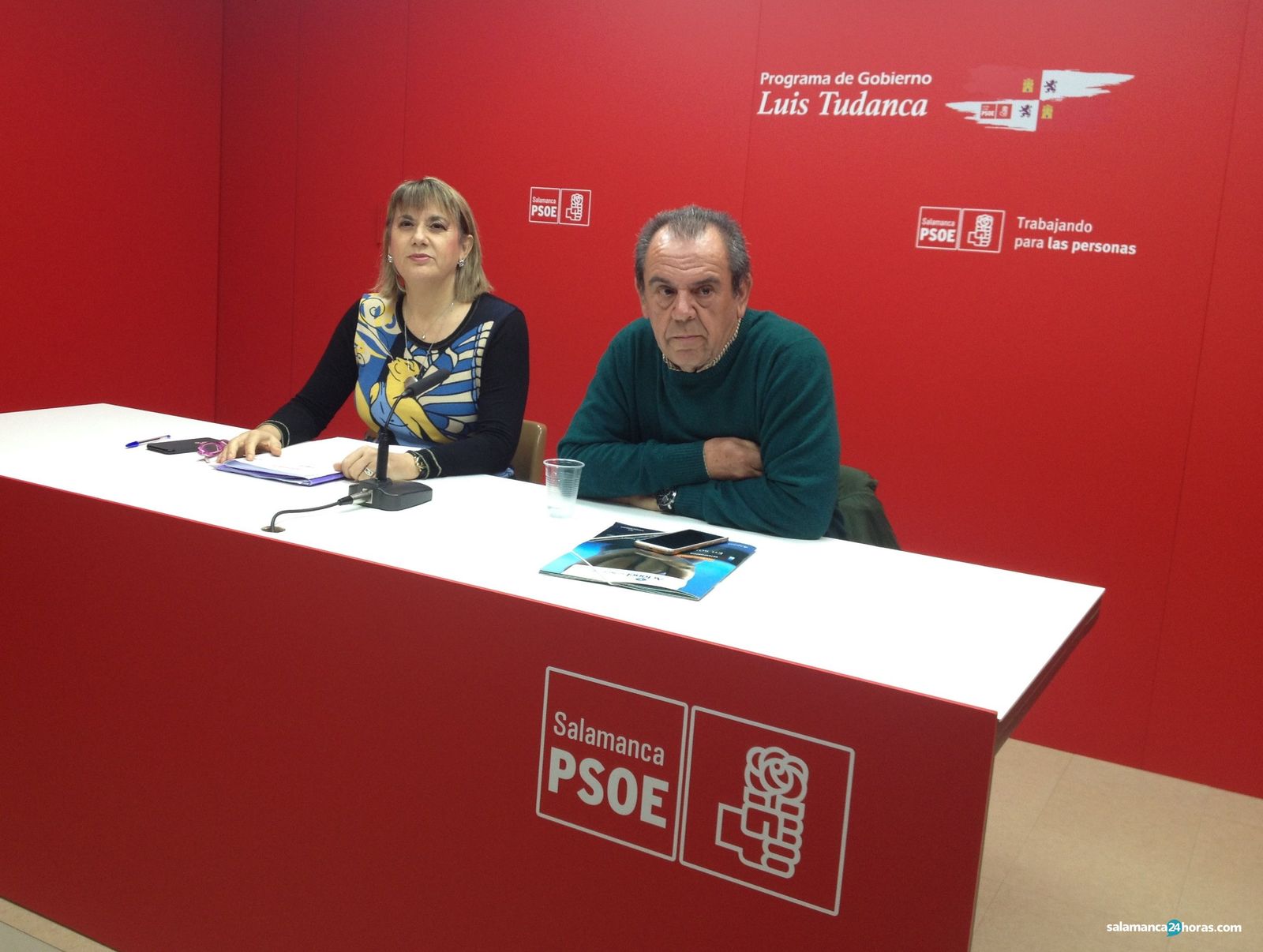 María García y Luis Rodríguez PSOE