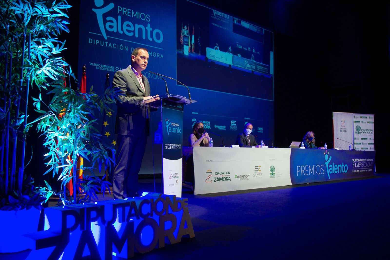 Requejo, en la pasada edición de los Premios Talento