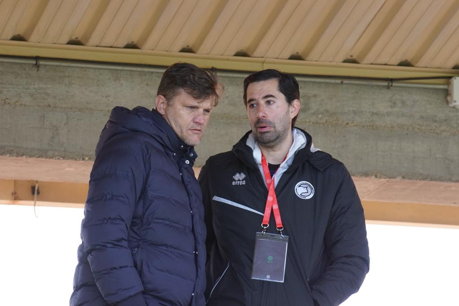 Toni García, con Javier Tejedor | FOTO SALAMANCA24HORAS.COM