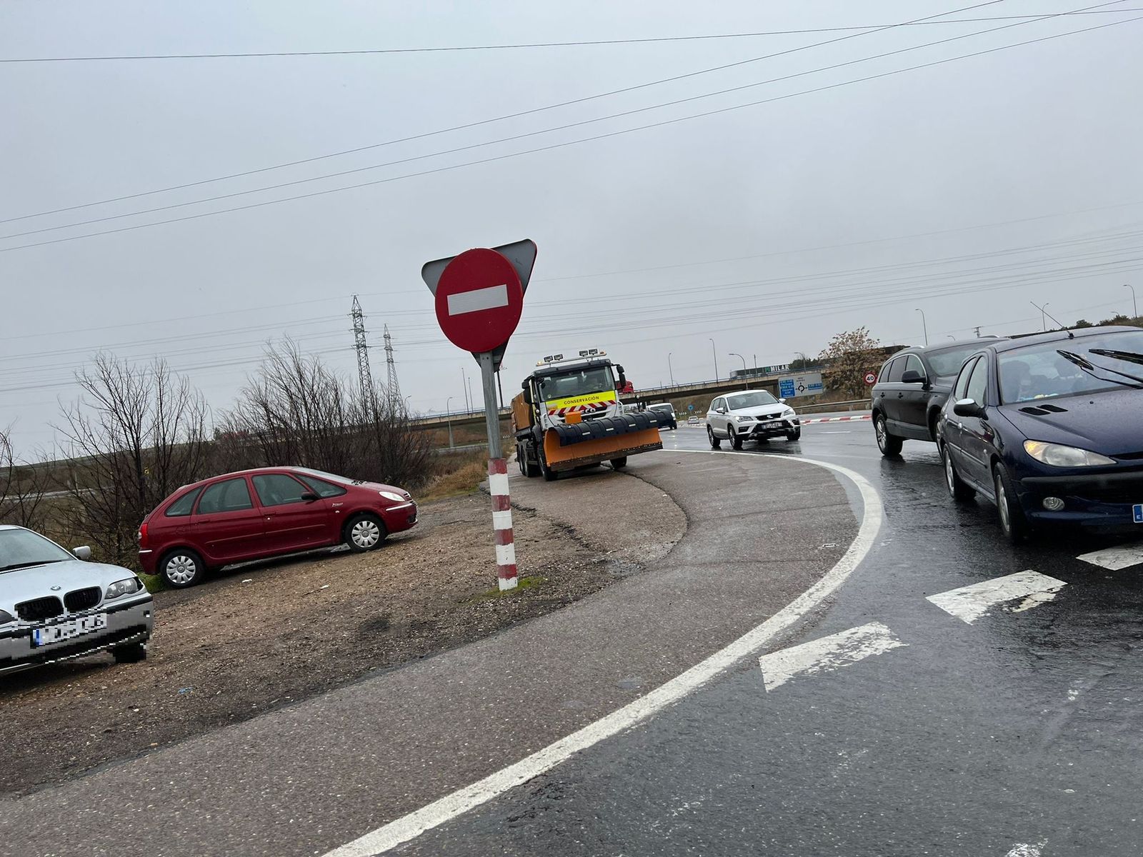 Máquina quitanieves en Salamanca. Foto S24H