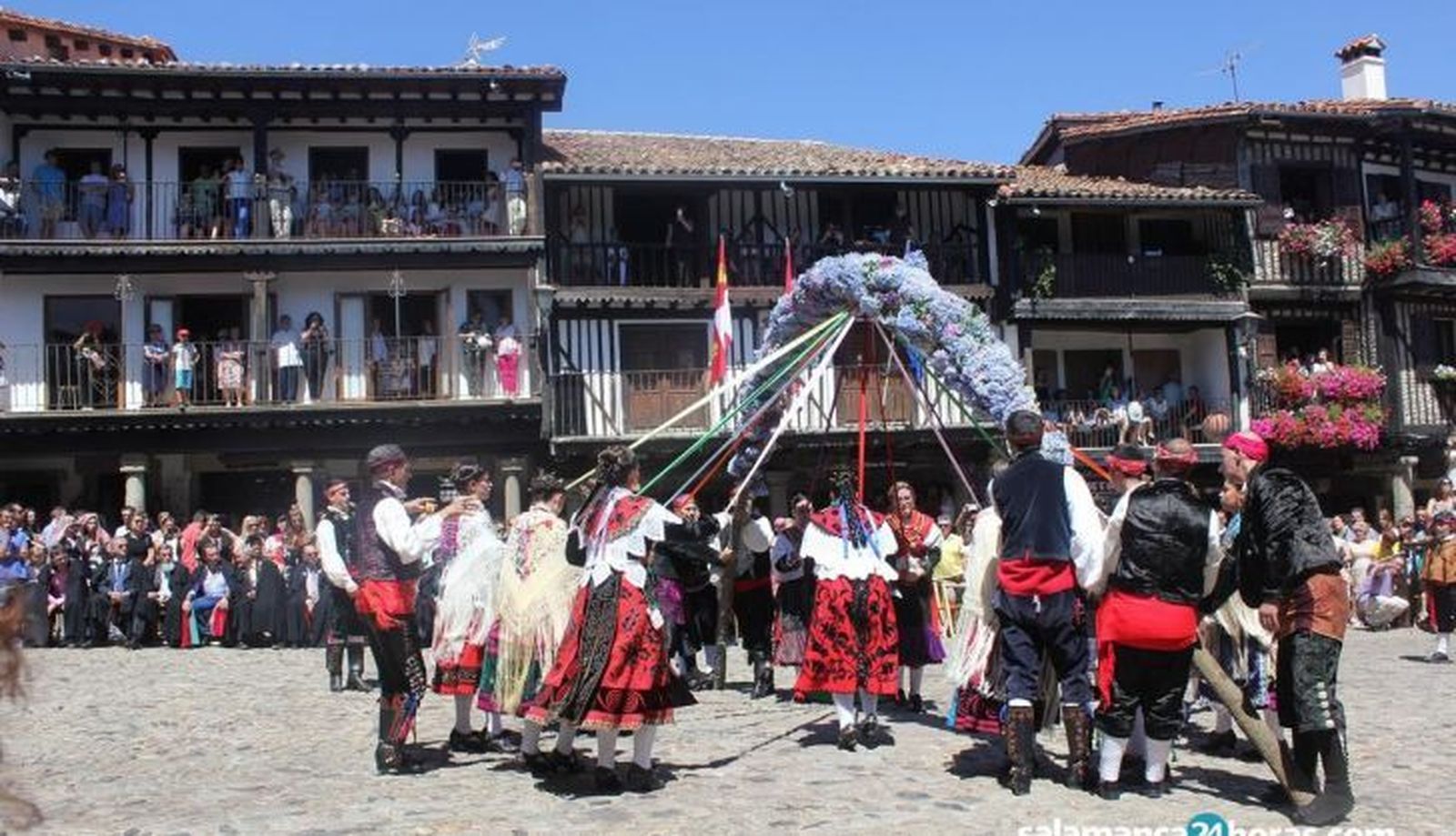 Imagen de archivo del Ofertorio de La Alberca que este año contará con medidas especiales