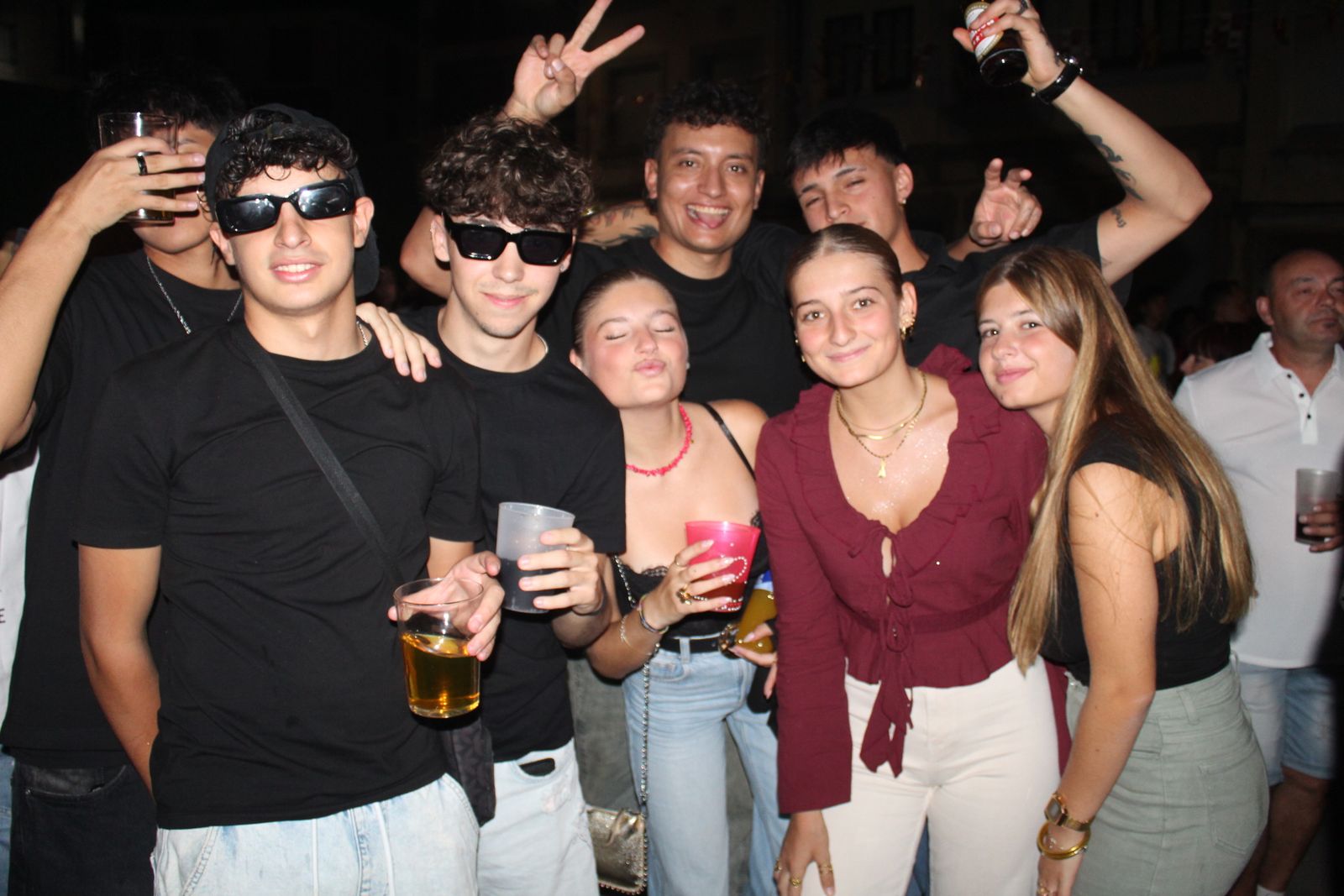 Salamanca de noche, sábado 16 de agosto