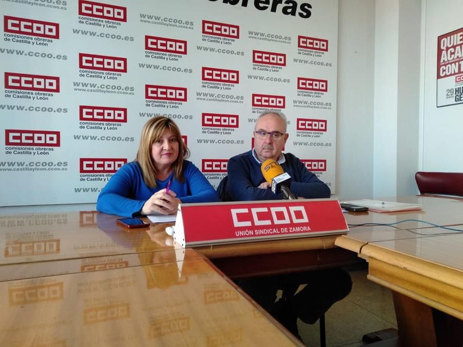 Trinidad Acebes y Ángel del Carmen