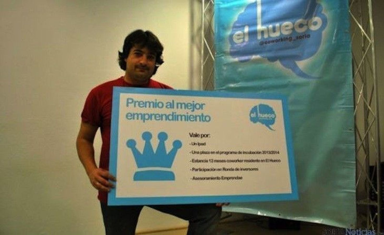 Rubén García, con Numanguerrix, premio El Hueco Starter 2013