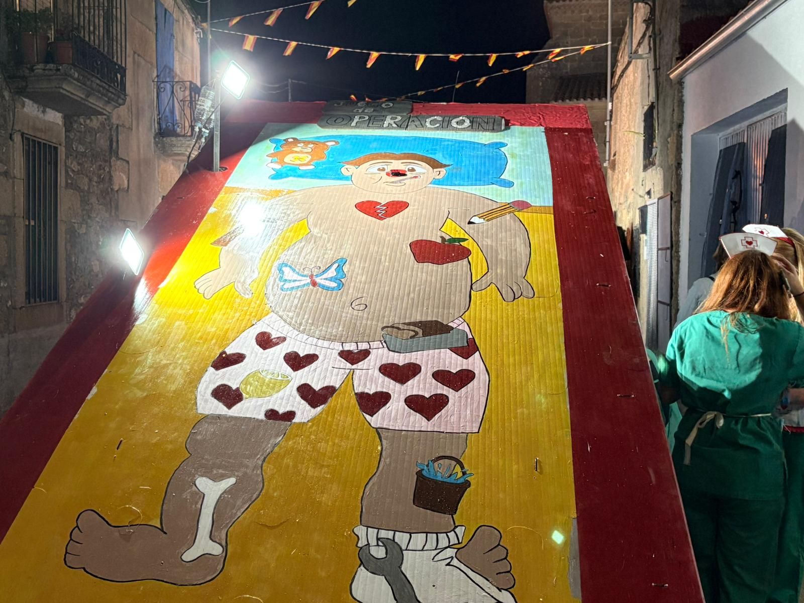 Desfile de carrozas en Pereña