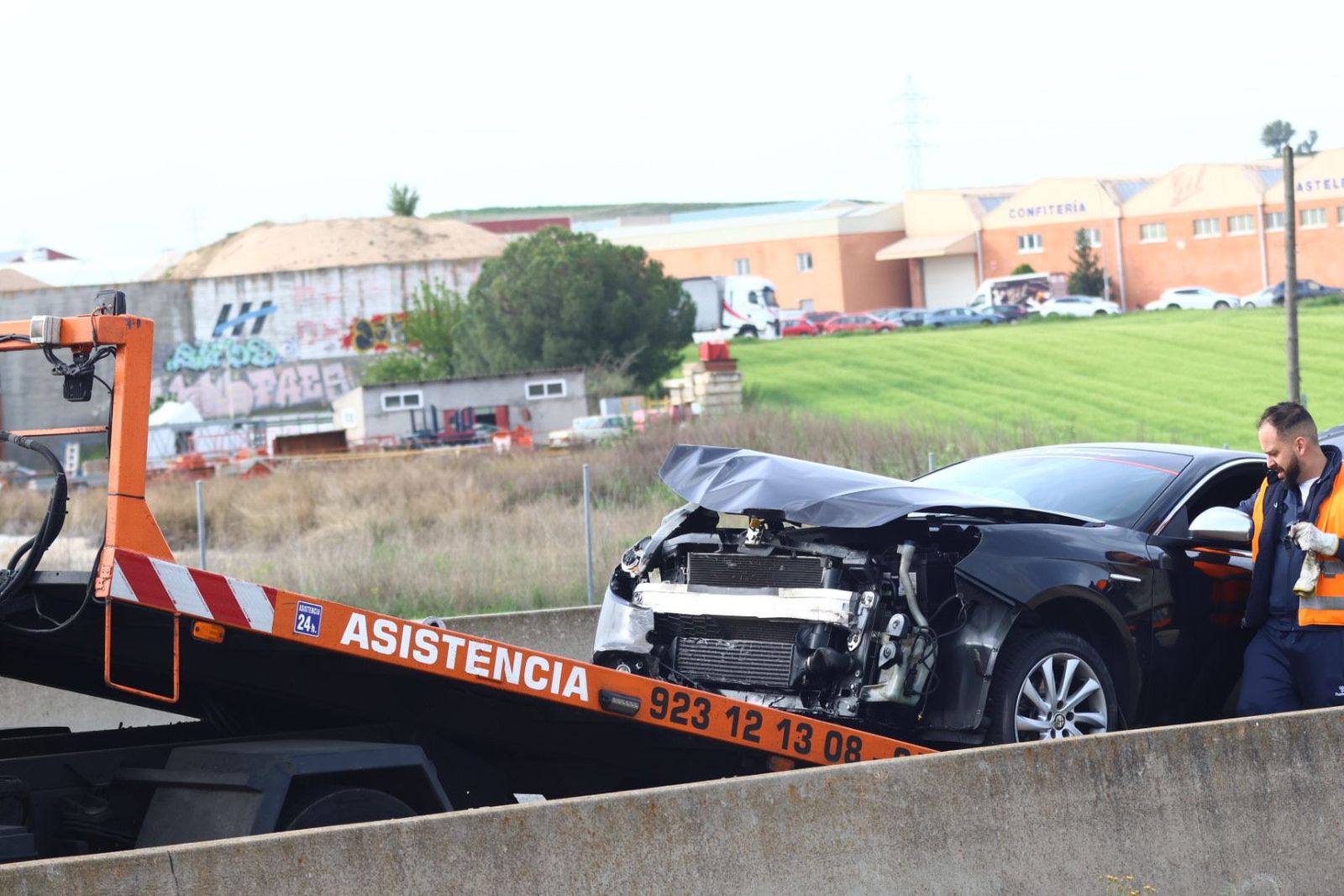 Accidente en Villares de la Reina